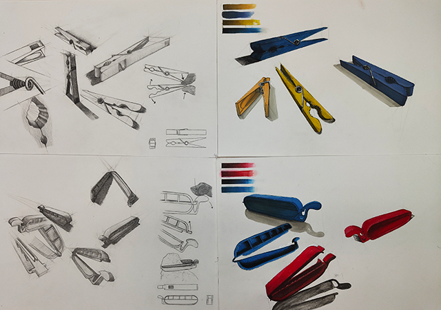 Feutres et crayons de papier